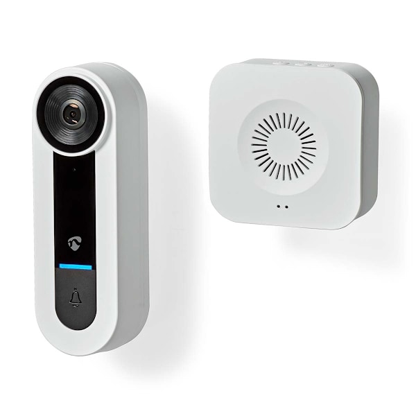 Nedis Smartlife Video Porttelefon | Wi-Fi | Strömadapter | 1536x1536 | microSD (ingår inte) / Molnlagring (tillval) / Onvif | IP65 | Med rörelsesensor