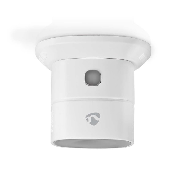 Nedis SmartLife CO Detektor | Zigbee 3.0 | Batteri | Sensorlevetid: 10 År | EN 50291 | Android™ / IOS | Med testknap | 85 dB | Hvid
