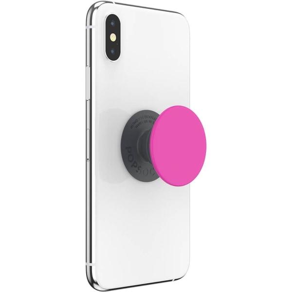 PopSockets Basic Magenta Grip Med Ställfunktion