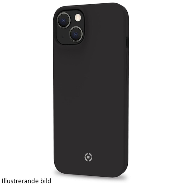 Celly Cromo Soft rubber case iPhone 15 Svart Svart