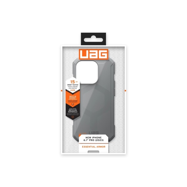 Urban Armor Gear iPhone 15 Pro Essential Armor Magsafe  - Silver Silver
