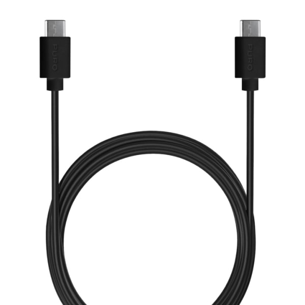 Puro USB-C 3.1 - USB-C-kaapeli, 1 m, musta