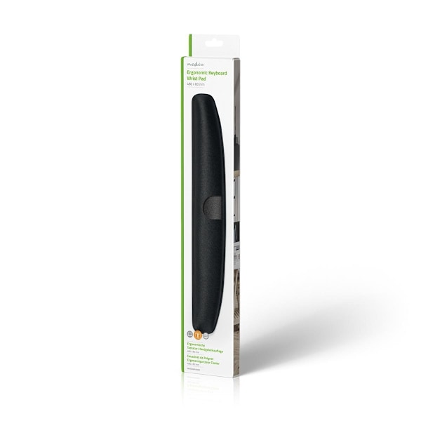 Nedis Handledsstöd tangentbord | Lycra / PU | Ja