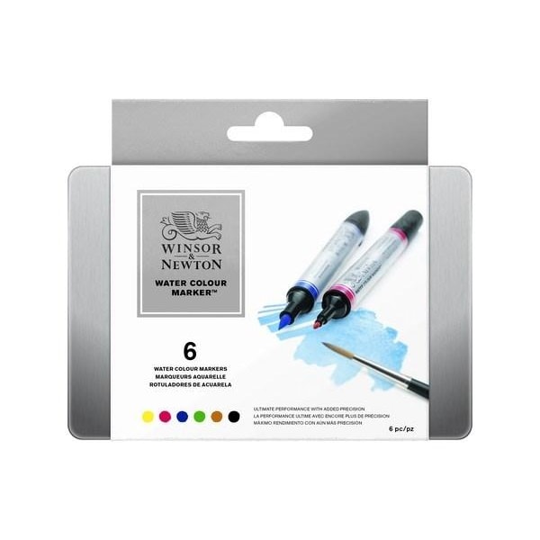 WINSOR Watercolour Marker 6pcs set