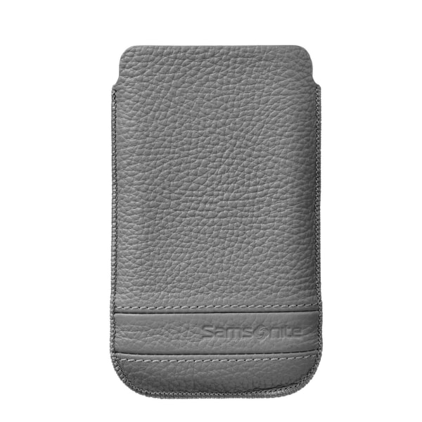 SAMSONITE Mobile Bag Classic Leather XL Grey Grå