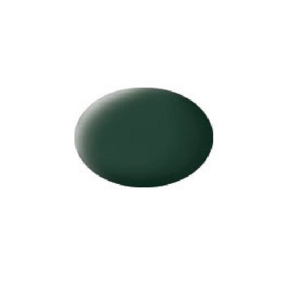 Revell Matt RAF Dark Green Aqua Color Acrylic - 18ml Grön