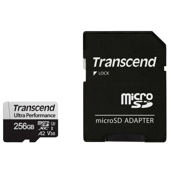 Transcend microSDXC 340S 256GB U3 A2 V30 (R160/W125)