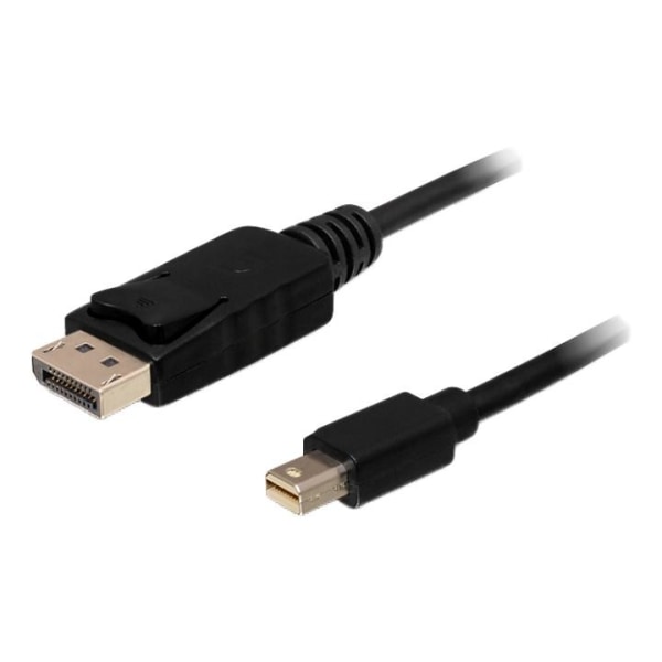 Delock Cable Mini Displayport 1.2 male > Displayport male 4K 60 Hz 5m, svart