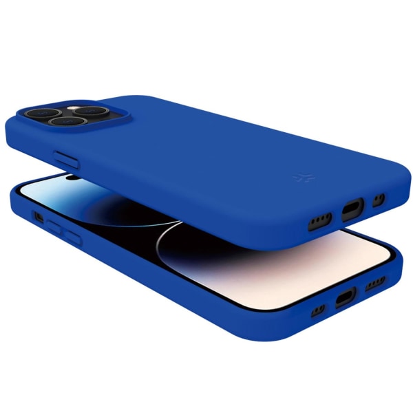Celly Cromo Soft rubber case iPhone 15 Pro Blå Blå