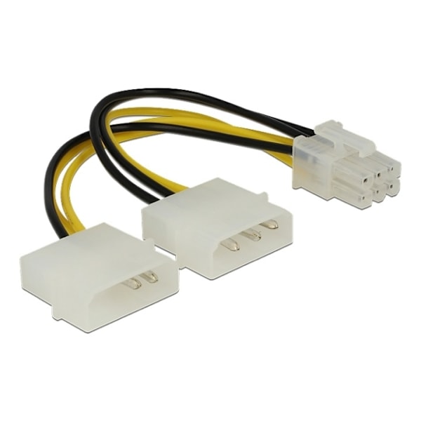 Delock Power cable for PCI Express Card 15cm