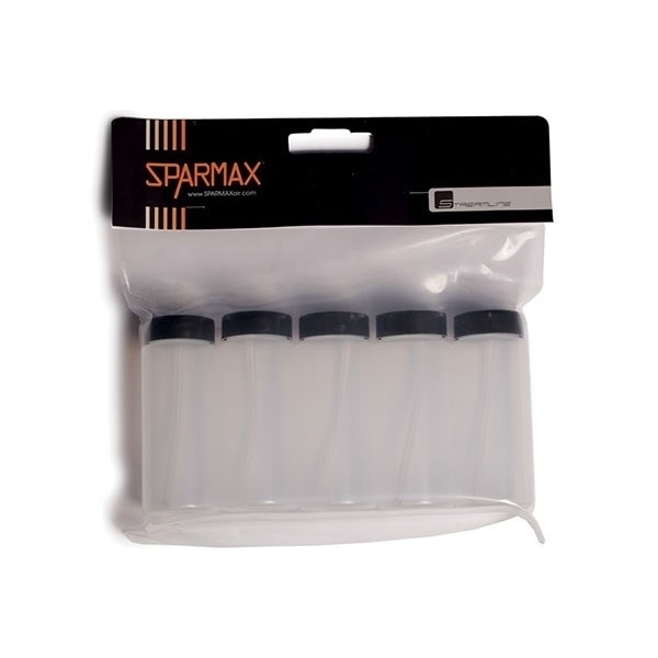 SPARMAX Plastic bottle w/flat cap 80cc 5pcs #31