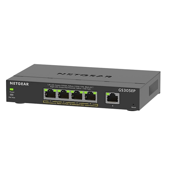 Netgear 5PT GE PLUS SWCH W/ POE+