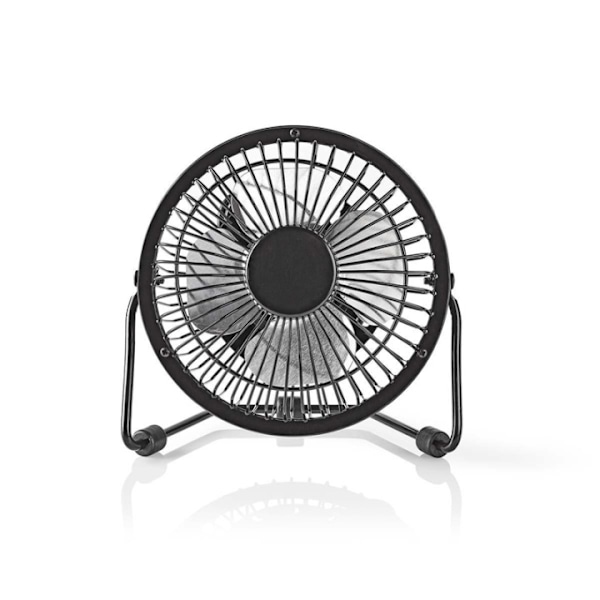 Nedis Pöytätuuletin | USB Virta | Halkaisija: 100 mm | 3 W | 1-Vaihteinen | Musta