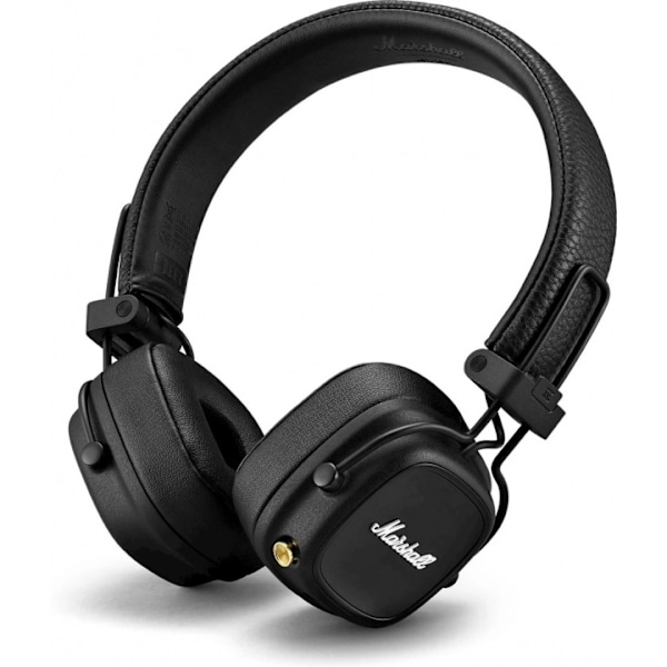 Marshall Major IV Trådlösa On-Ear hörlurar, Svart Svart