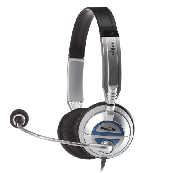 NGS Headset MSX6PRO 2 x 3.5 mm, Volymkontroll, Vit