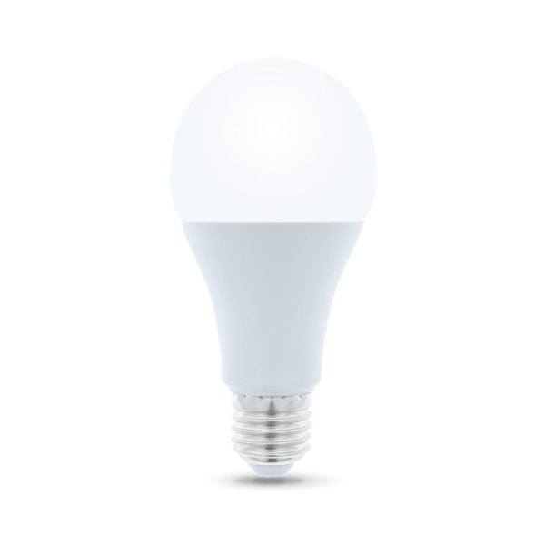 LED-Lampa E27, A65, 15W, 230V, 6000K, Kallvit