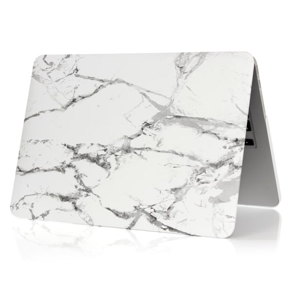 Hård plastik skal til MacBook Pro 16" A2141 marmor (hvid)