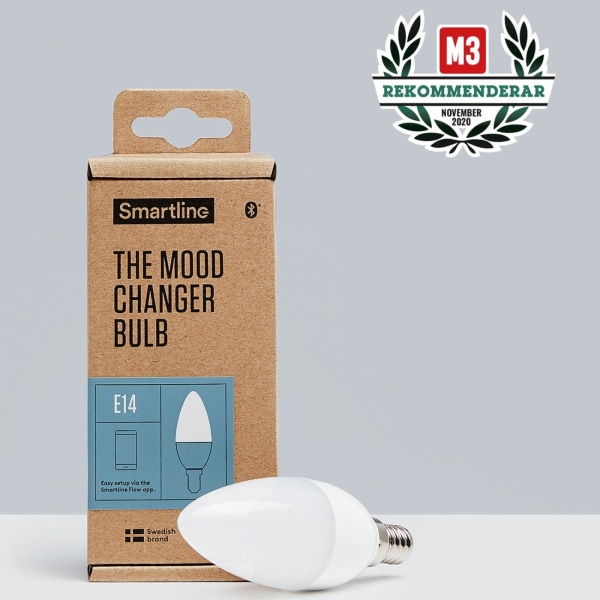 Smartline Smart LED-lampa E14 Kronljus Bluetooth