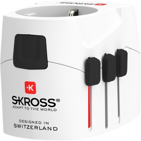 SKROSS Pro Light USB Världen lämplig för jordade och ojordade en