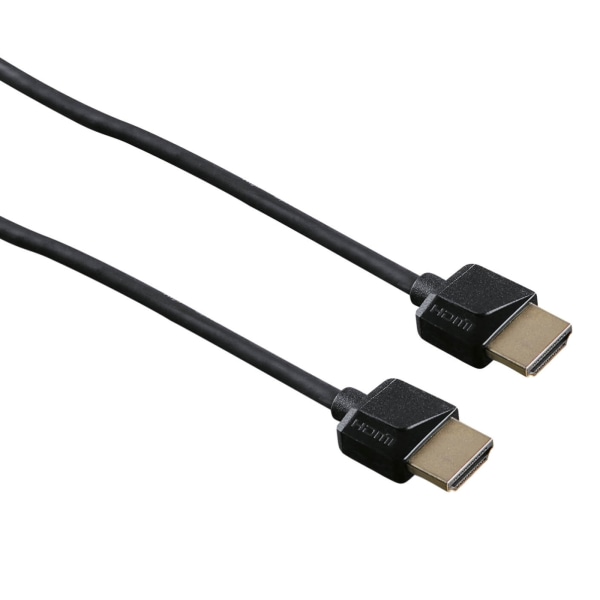 HAMA Kabel HDMI Ethernet Flexislim Sort 1,5m