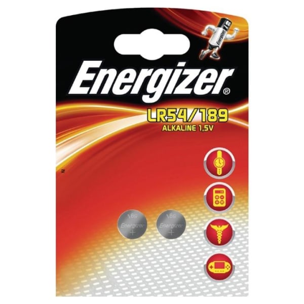 Energizer Alkaline batteri LR54/189 1.5V 2-pack (639320)