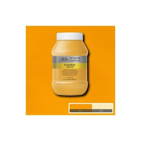 Galeria Acrylic 1L Cad Yellow Deep Hue 115