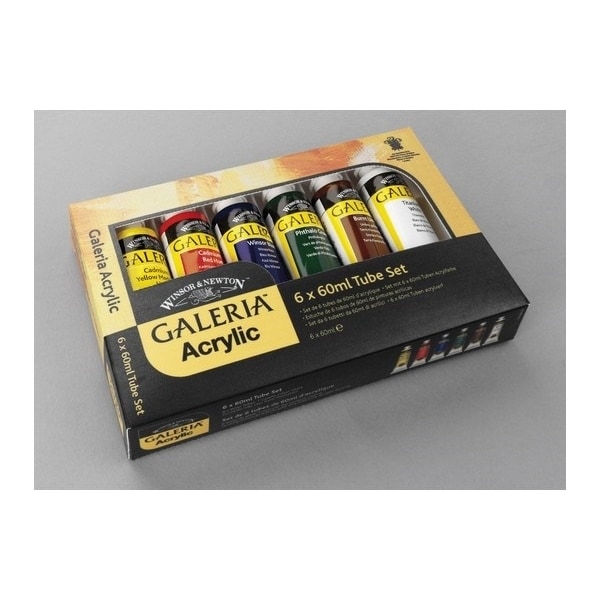 WINSOR Galeria Acrylic 6x60ml set