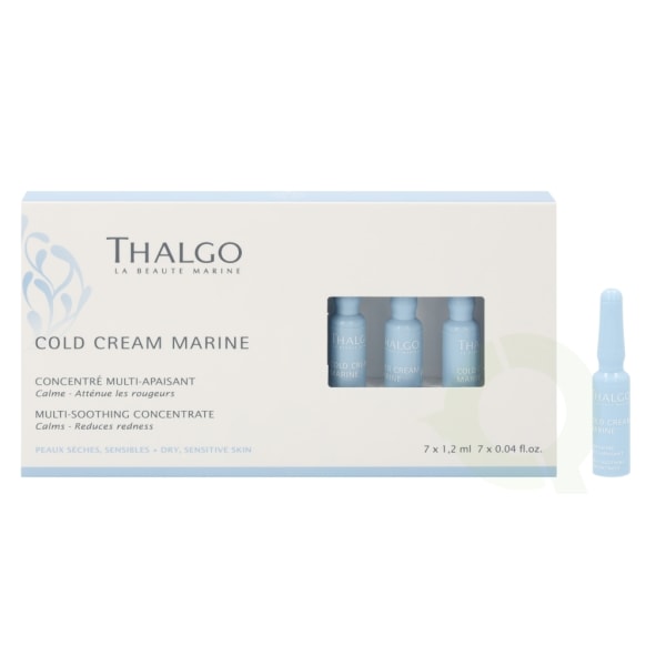Thalgo multi-beroligende koncentrat 8,4 ml 7x1,2 ml - tør, følsom