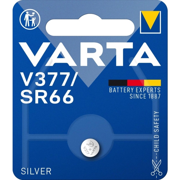 Varta V377/SR66 sølvmønt 1 pakke (B)