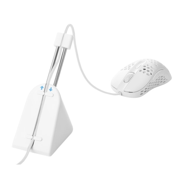 WHITE LINE WA85 Mouse Bungee, White/Silver