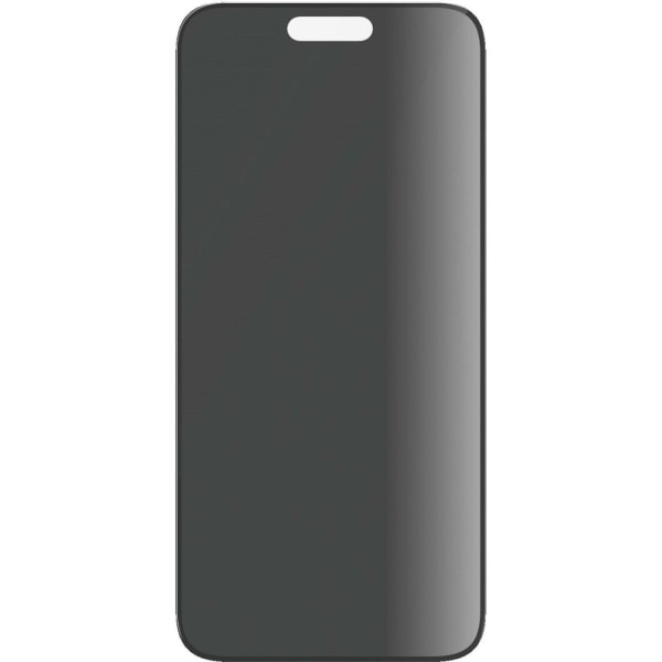 PanzerGlass Privacy Ultra Wide Fit -skärmskydd, iPhone 15 Plus, Svart