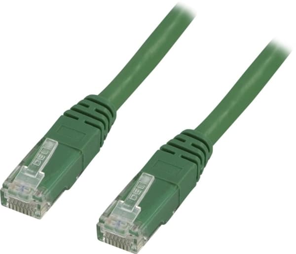 DELTACO U/UTP Cat6 patchkabel 2m, grön (TP-62G)
