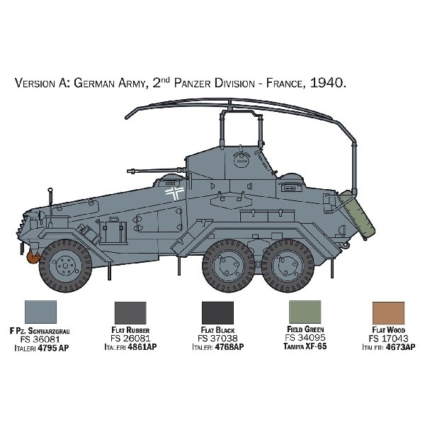 ITALERI 1:35 Sd.Kfz. 232 - 6 Rad