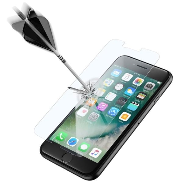 Cellularline Second Glass Ultra skærmbeskytter til iPhone 6/6S Transparent