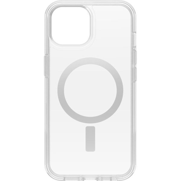 Otterbox Symmetry Clear for MagSafe -skyddsfodral, iPhone 15 / 14 / 13, genomskinligt Transparent