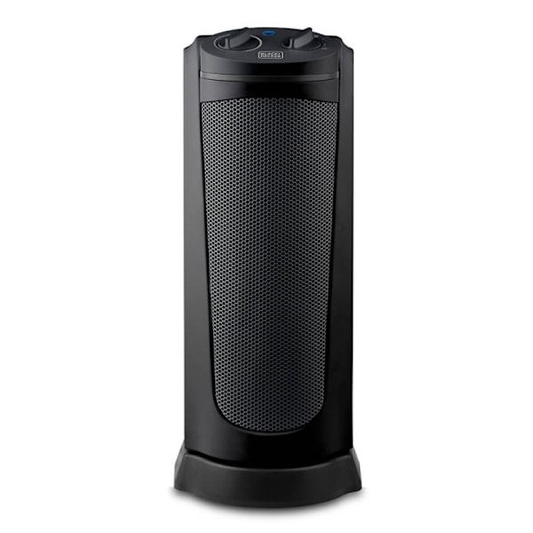 BLACK+DECKER Keramisk Varmeblæser Tårn 2000W Sort Sort