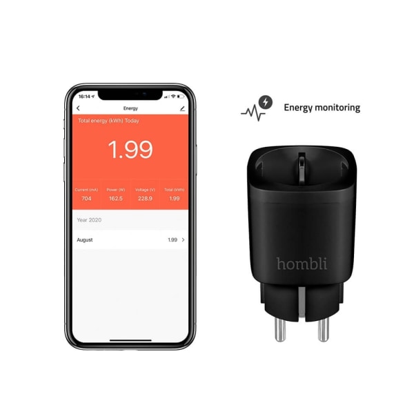 Hombli EU Smart Plug Promo Pack 2+1 Sort