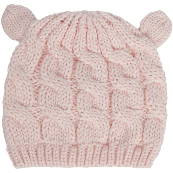 2 x mössor 2 x par vantar för bebis, Large, Rosa