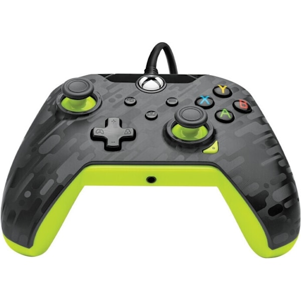 PDP Gaming Wired Controller - Electric Carbon, PC / Xbox