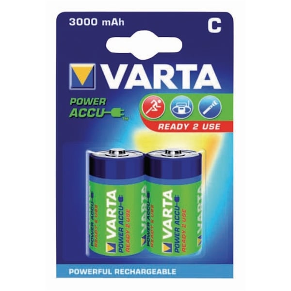Varta Batteri NiMH C/LR14 1.2 V 3000 mAh R2U 2-pack