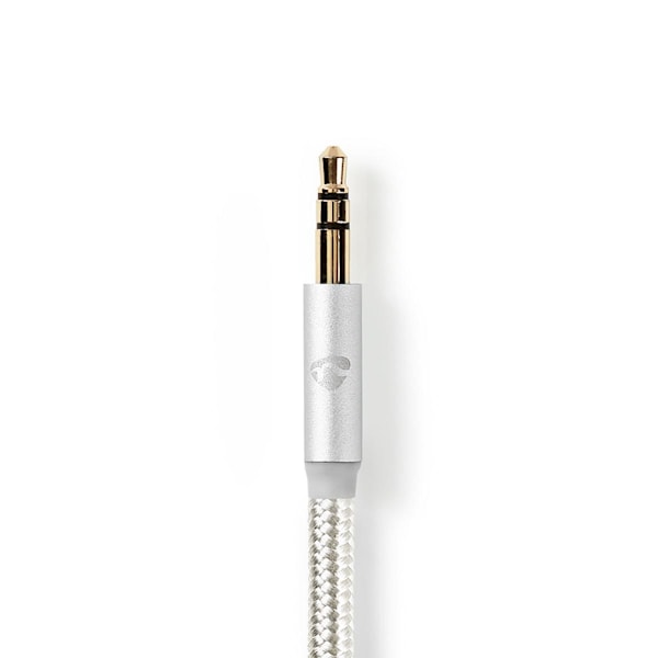 Nedis Lightning Sovitin | Apple Lightning 8-Pin | 3.5 mm uros | Kullattu | 1.00 m | Pyöreä | Nailon