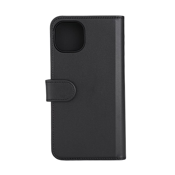 DELTACO Wallet case, 2-in-1, iPhone 15 Plus, magnetic cover, black Svart