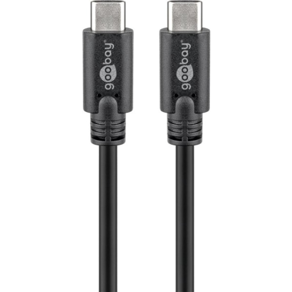 Goobay Sync & Charge SuperSpeed USB-Câ„¢-kabel (USB 3.2 Gen 1), USB-PD, 3 m USB-Câ„¢ plugg > USB-Câ„¢ plugg