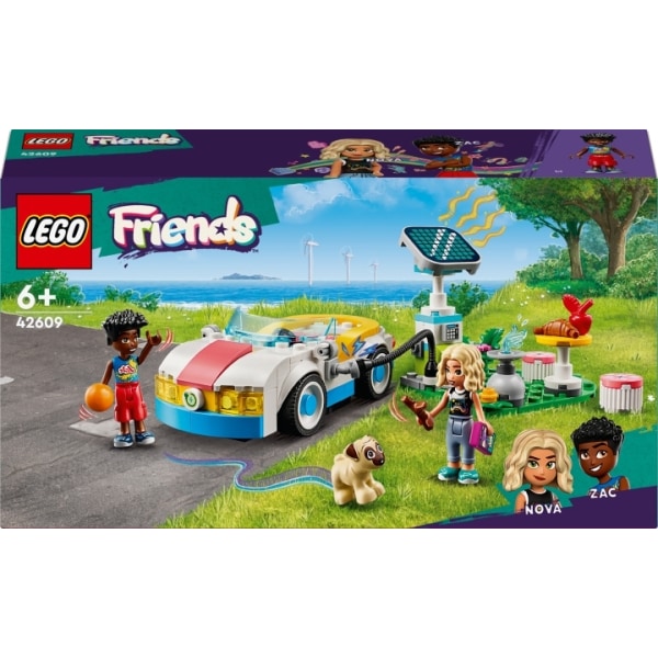 LEGO Friends 42609  -Sähköauto ja latausasema