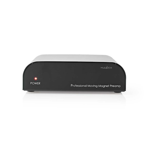 Nedis Forforstærker | Tilslutninger indgang: 1x RCA | Tilslutninger udgang: 1x RCA | 2 Kanaler | Phono / Pladespiller | Automatisk | Sort