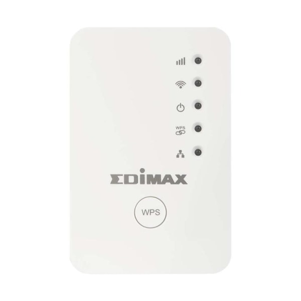 Edimax N300 Mini Wi-Fi Extender/Adgangspunkt/Wi-Fi Bridge Hvid