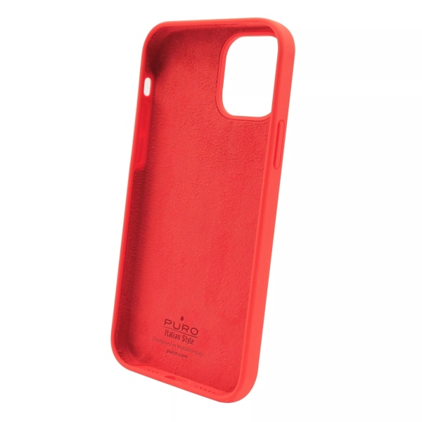 Puro iPhone 13 -kuvakkeen kansi, punainen Röd