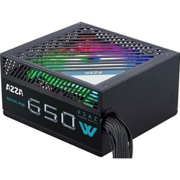 AZZA PSAZ-650W ARGB Virtalähde 650 wattia
