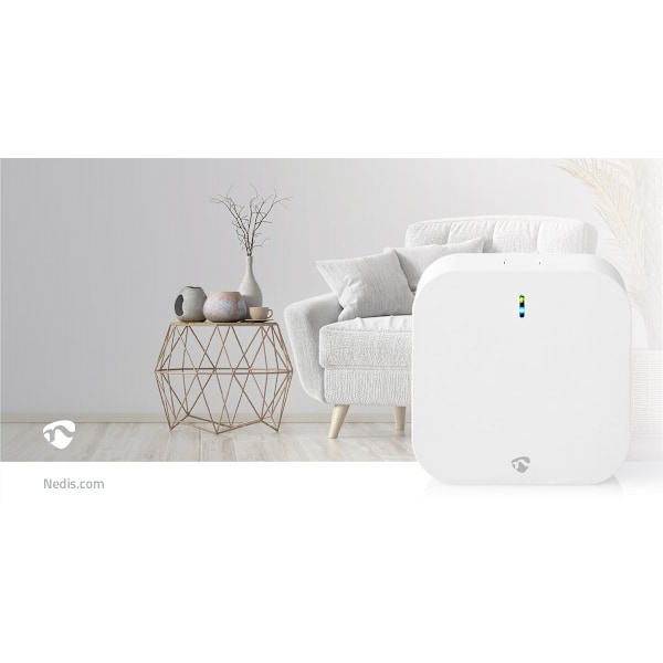 Nedis SmartLife Yhdyskäytävä | Zigbee 3.0 | 40 Laitetta | USB Virta | Android™ / IOS | Valkoinen