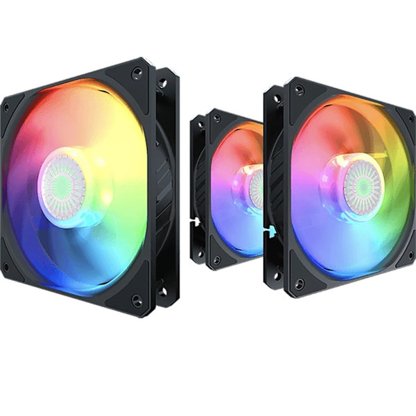 Cooler Master SickleFlow LED Chassifläkt, 120 ARGB, 3-pack